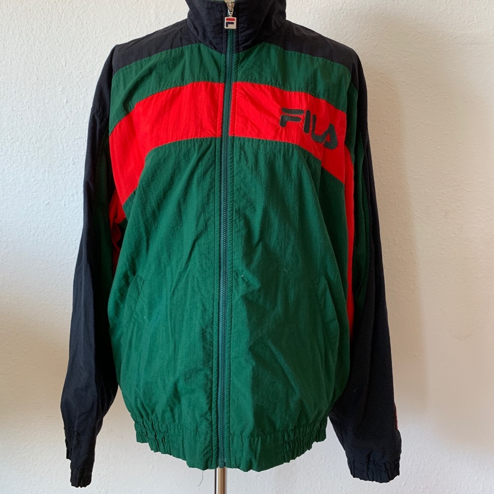 Vintage FILA windbreaker oversize S